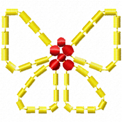 Ribbions And Bows Embroidery Design 3 Ribbions And Bows Embroidery Design 3